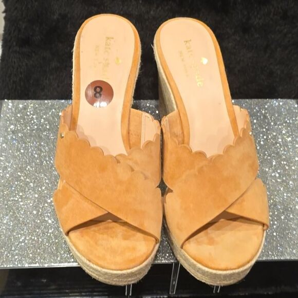 Kate Spade The Tabby Wedge Espadrille Slides - Picture 8 of 9